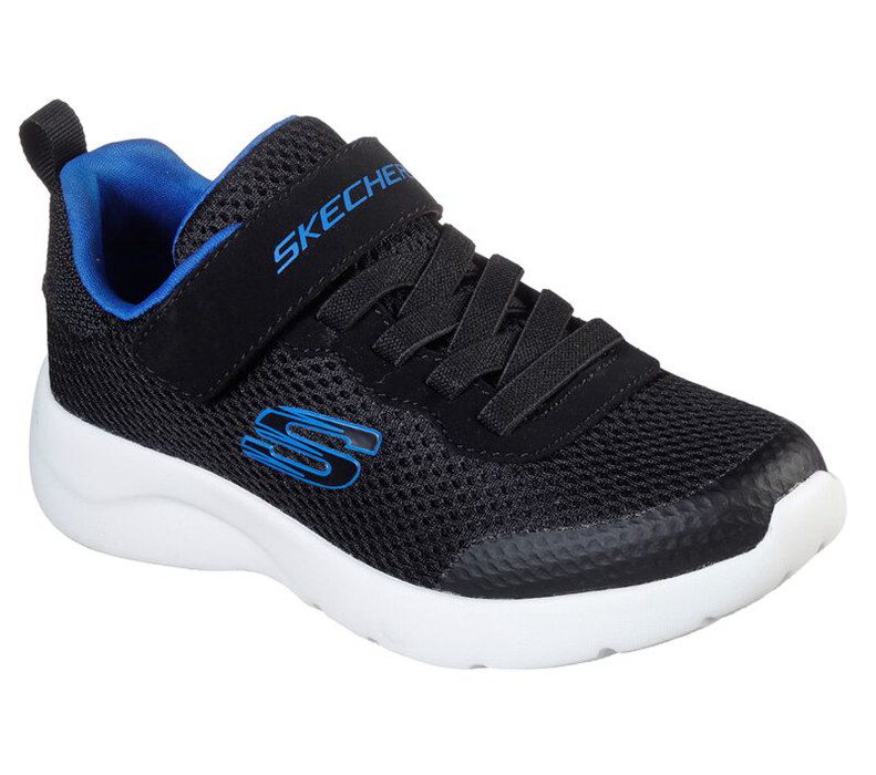 Skechers Pojkar Svarta/Kungsblått Sneakers - Dynamight 2.0 - Vordix - Sverige (MLATG-7253)